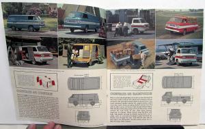 1963 Chevrolet Truck Dealer Corvair 95 Models Sales Brochure Pickup Van Orig