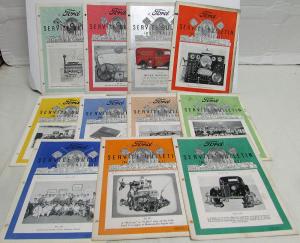 1935 Ford Service Bulletins Full Set Dealer Repair & Troubleshooting Updates