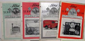 1935 Ford Service Bulletins Full Set Dealer Repair & Troubleshooting Updates