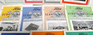 1935 Ford Service Bulletins Full Set Dealer Repair & Troubleshooting Updates