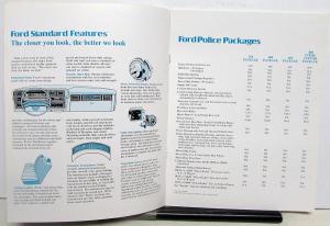 1975 Ford Police Cars & Emergency Vehicles Fleet Buyer Sales Brochure LTD Custom