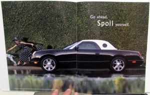 2003 Ford Thunderbird Canadian Dealer Sales Brochure Features Option Specs