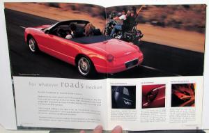 2003 Ford Thunderbird Canadian Dealer Sales Brochure Features Option Specs