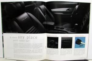 2003 Ford Thunderbird Canadian Dealer Sales Brochure Features Option Specs