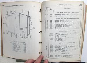 1965 Jeep FJ-6A Fleetvan For US Post Office Use Chassis Body Parts List Book