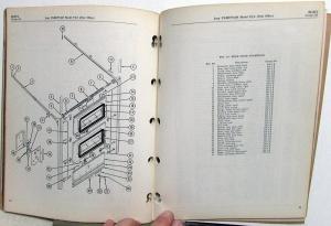 1965 Jeep FJ-6A Fleetvan For US Post Office Use Chassis Body Parts List Book