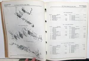 1963 Jeep FJ-3 Fleetvan For US Post Office Use Chassis Body Parts List Book