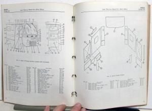 1963 Jeep FJ-3 Fleetvan For US Post Office Use Chassis Body Parts List Book