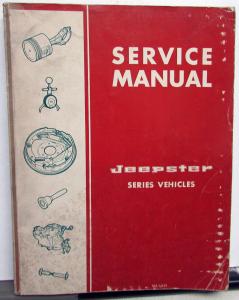 1967 1968 1969 1970 1971 Jeep Jeepster & Commando Service Shop Manual Original