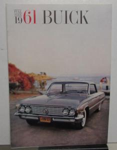 1961 Buick Dealer Prestige Sales Brochure Oversized Le Sabre Invicta Electra
