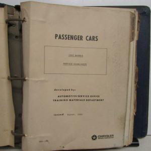 1965 Chrysler Plymouth Dodge Dealer Service Highlights Advance Training Set