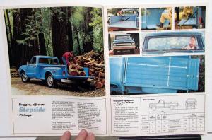 1969 Chevrolet Pickup Chassis Cab 4 Wheel Drive Truck Sales Brochure R1