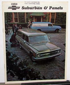 1969 Chevrolet Truck Dealer Brochure Suburban Panel Original