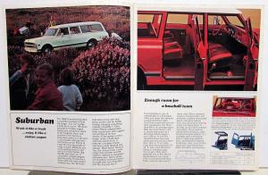 1969 Chevrolet Truck Dealer Brochure Suburban Panel Original