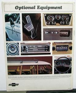 1969 Chevrolet Truck Dealer Brochure Suburban Panel Original