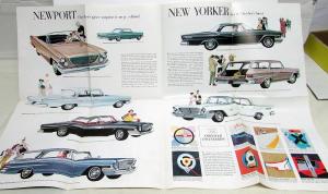 1962 Chrysler 300 Newport New Yorker Sales Brochure Color Original