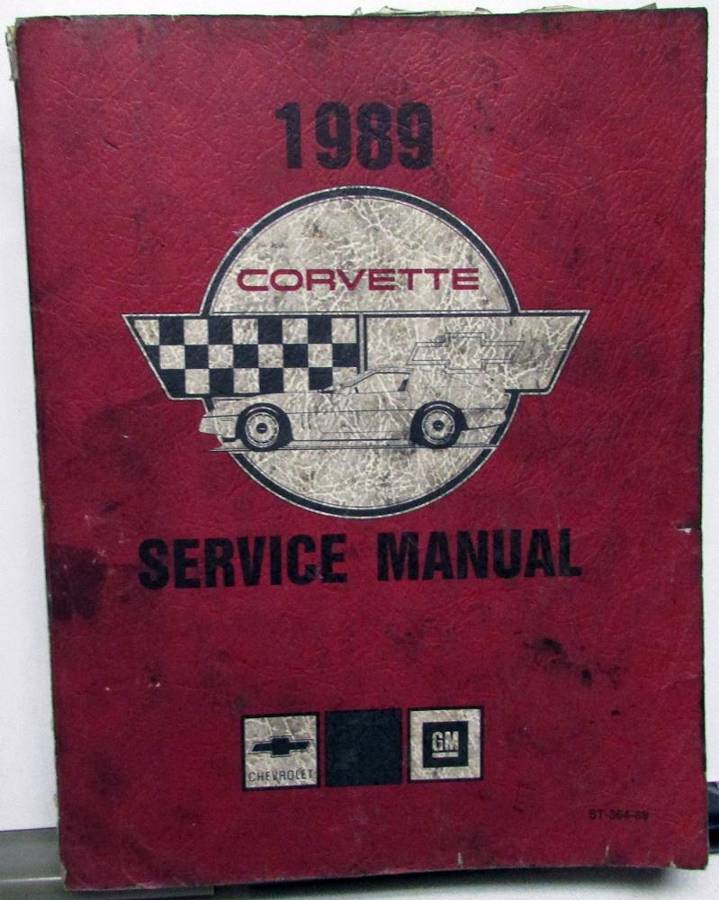 1989 Chevrolet Corvette Shop Service Repair Manual L98