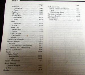 1987 Chevrolet Corvette Electrical Diagnosis Service Shop Manual Supplement