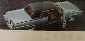 1965 Chrysler Imperial Lebaron Crown Coupe Convertible NOS Sales Brochure