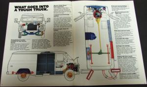 1977 Chevy Vans Truck Dealer Sales Brochure REVISED Original