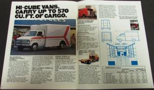 1977 Chevy Vans Truck Dealer Sales Brochure REVISED Original