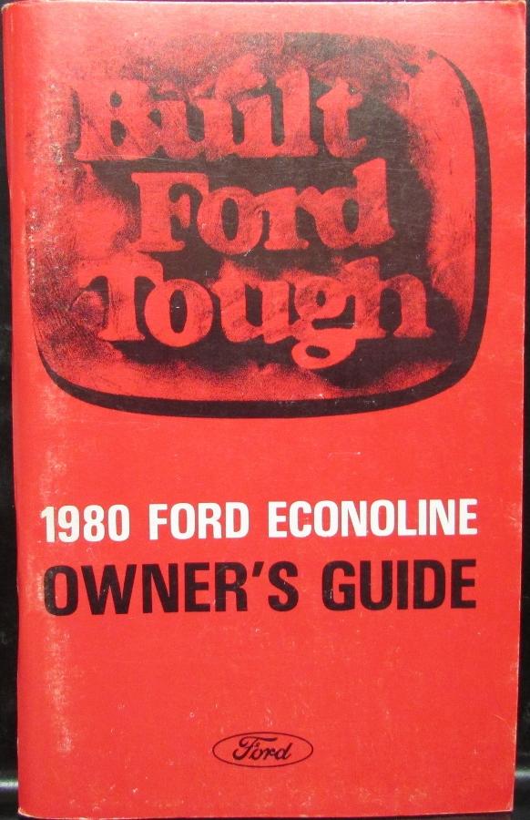 1984 Ford econoline repair manual #9
