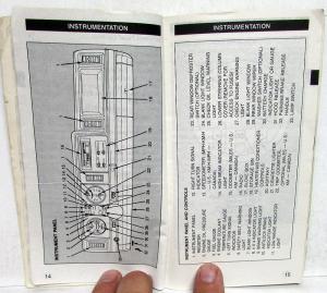 1988 Ford Bronco II Truck Owners Guide Manual Original Care & Operation