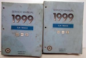 1999 Chevrolet GMC Cadillac Service Shop Manual CK Truck Pickup Suburban SUV