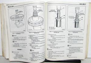 1986 Chevrolet Dealer Service Shop Manual Medium Duty Truck Unit Repair