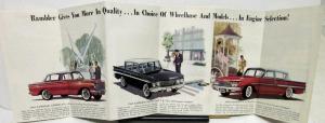 1961 American Motors AMC Rambler American Classic Ambassador Sales Brochure