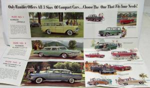 1961 American Motors AMC Rambler American Classic Ambassador Sales Brochure