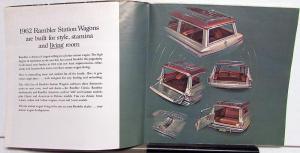 1962 AMC Rambler American Classic Ambassador Station Wagons Sales Brochure