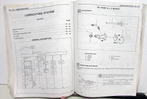 1982 Chevrolet Truck Dealer Service Shop Manual Luv Pickup Repair Series 12