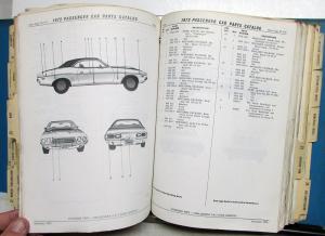 1972 Mopar Parts Book Chrysler Plymouth Dodge Cuda Challenger GTX Road Runner