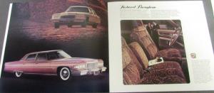 1974 1975 Cadillac Sale Brochure Set 4 Calais Coupe deVille Eldorado Accessories