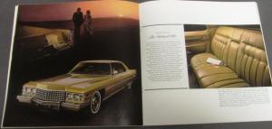 1974 1975 Cadillac Sale Brochure Set 4 Calais Coupe deVille Eldorado Accessories