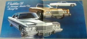 1974 1975 Cadillac Sale Brochure Set 4 Calais Coupe deVille Eldorado Accessories