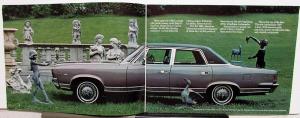 1969 AMC Ambassador AMX Javelin Rebel Rambler American Motors Sales Brochure