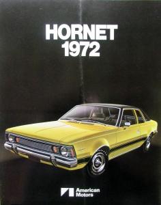 1972 AMC Hornet Military Export Color Sales Brochure Folder Original