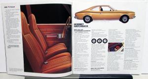 1973 AMC Gremlin Levi Hornet Javelin AMX Matador Ambassador Sales Brochure Orig