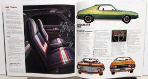 1973 AMC Gremlin Levi Hornet Javelin AMX Matador Ambassador Sales Brochure Orig