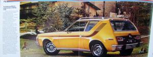 1974 AMC Gremlin X Levi Sales Brochure Folder For Military Personnel Market Orig