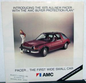 1975 AMC Pacer Special Auto Show Edition Color Sales Brochure Original