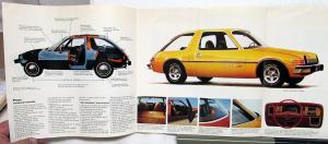 1975 AMC Pacer Special Auto Show Edition Color Sales Brochure Original