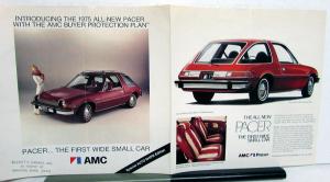 1975 AMC Pacer Special Auto Show Edition Color Sales Brochure Original