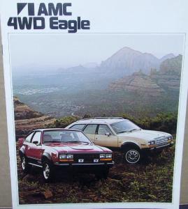 1981 AMC 4WD Eagle Color Original Sales Brochure