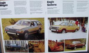 1981 AMC 4WD Eagle Color Original Sales Brochure