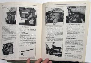 1957 Oldsmobile Shop Manual Supplement Carburetion 3 X 2 barrel Golden Rocket