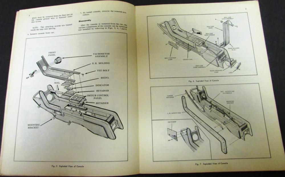 Original 1961 Oldsmobile Service Shop Manual Supplement Starfire ...