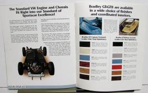 1977 Bradley GT & GTII Fiberglass Kit Car Sales Brochure ORIGINAL